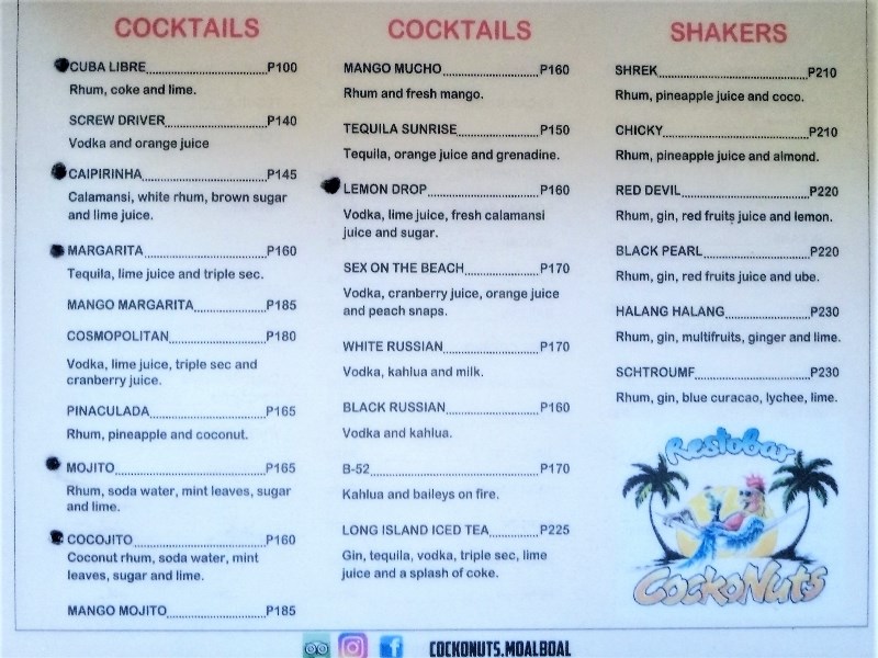 Cebu Moalboal RestoBar Coconuts февраль 2019 Cebu Moalboal RestoBar Coconuts февраль 2019